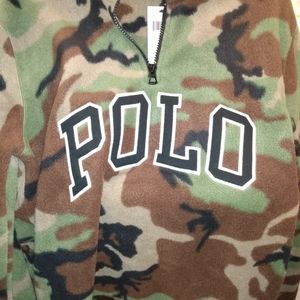 POLO RL men's fleece half zip  pullover. BRAND NEW WILL SELL FAST